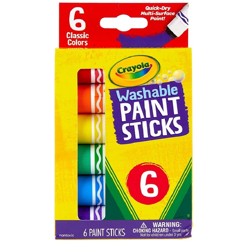 Crayola Washable Crayon Set -6 Colors