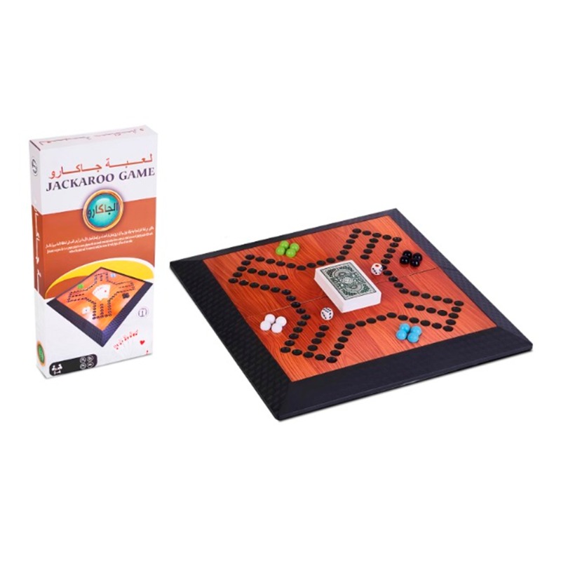 Zep 1 Box Arabic And English Cards Checkers Board Game