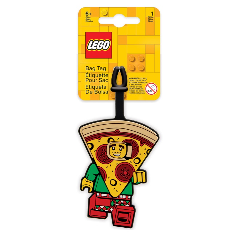 LEGO Pizza Guy Bag Tag