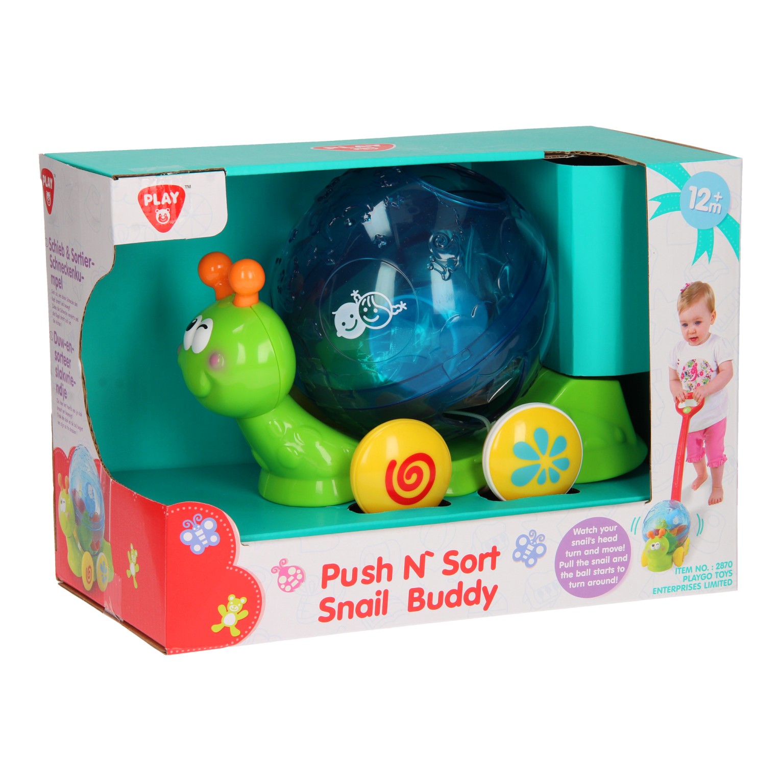 Play Go - Push And Sort Snail Buddy