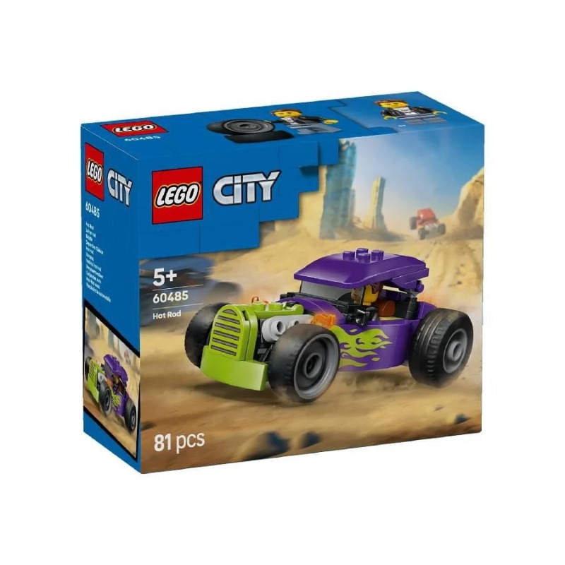 Lego Building Kit Hot Rod 60485