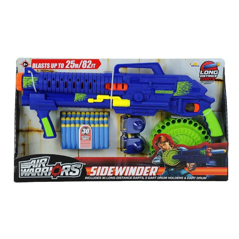 Air Warriors Sidewinder Blaster Toy Gun - Assorted