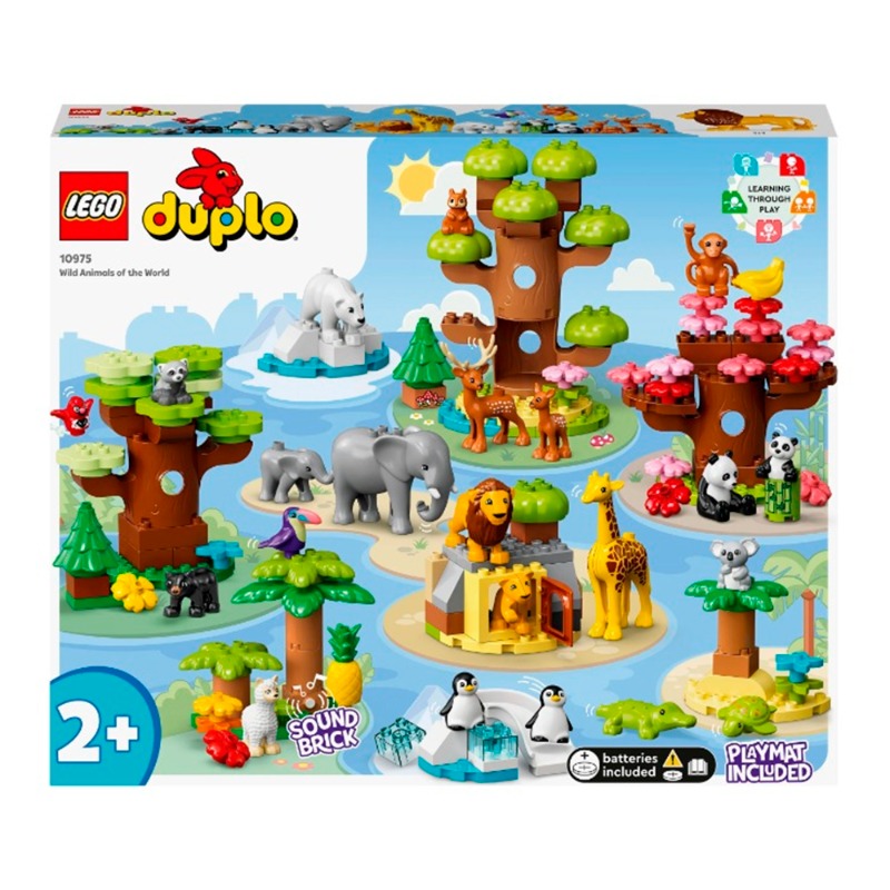 Lego Duplo Town 3 In 1 Wild Animal Families Set Learning Toy 10446