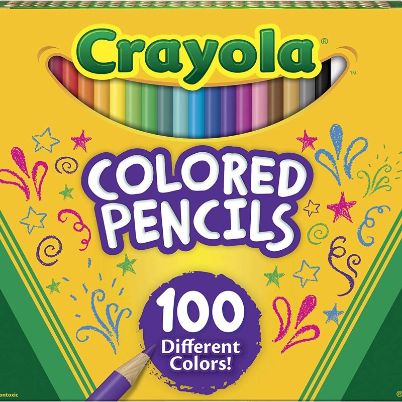 Crayola Wooden Pencil Box -100 Colors