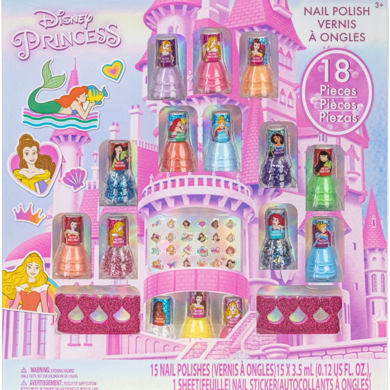 Disney Princess Nail Polish Set - 18 Piece