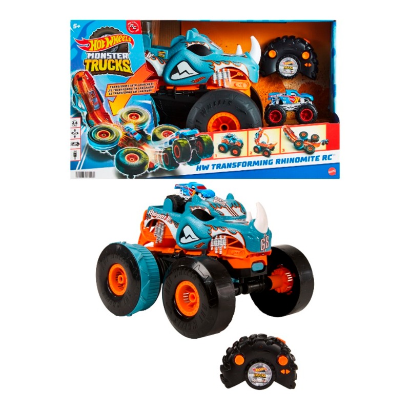 Hot Wheels R/C Monster Trucks Rhinomite 2 In 1