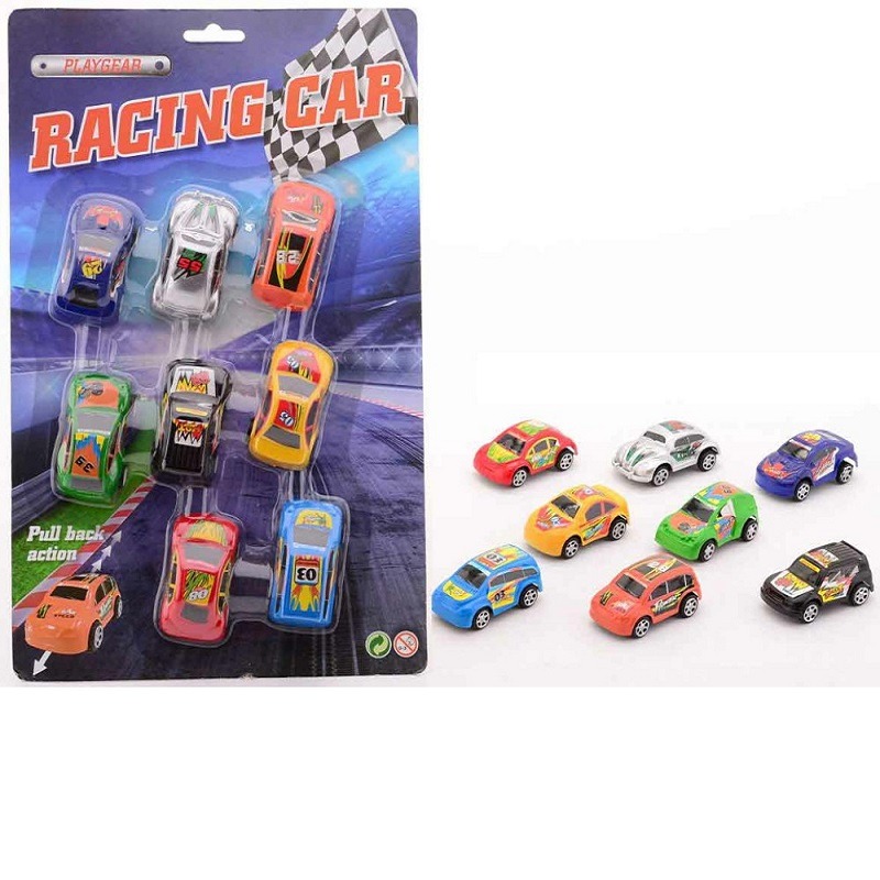 8 In 1 Pull Back Car Set