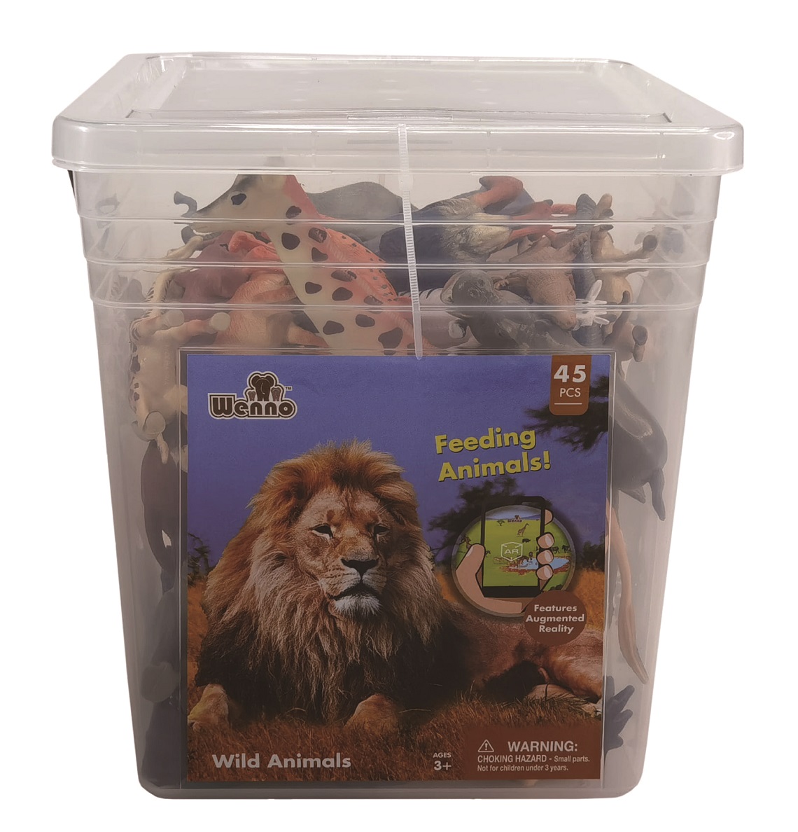 Wenno Jungle Animals Playset - 45 Pcs