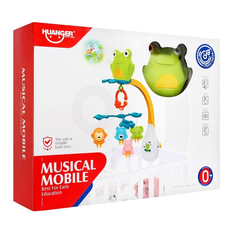 Baby Sway Bell With Projection - Green