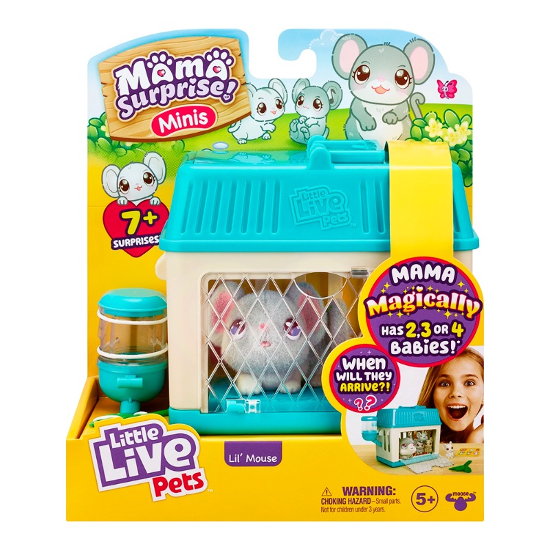 Little Live Pets Mama Surprise! Mini's Lil' Mouse Playset