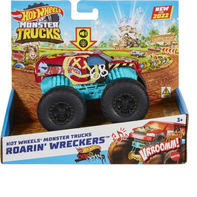 Dabdoob Hot Wheels Roarin Wreckers Truck Red 68