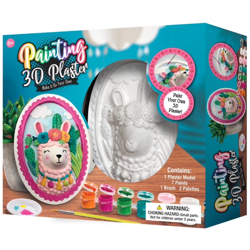 Sew Star Paint Your Own 3D Plaster Llama