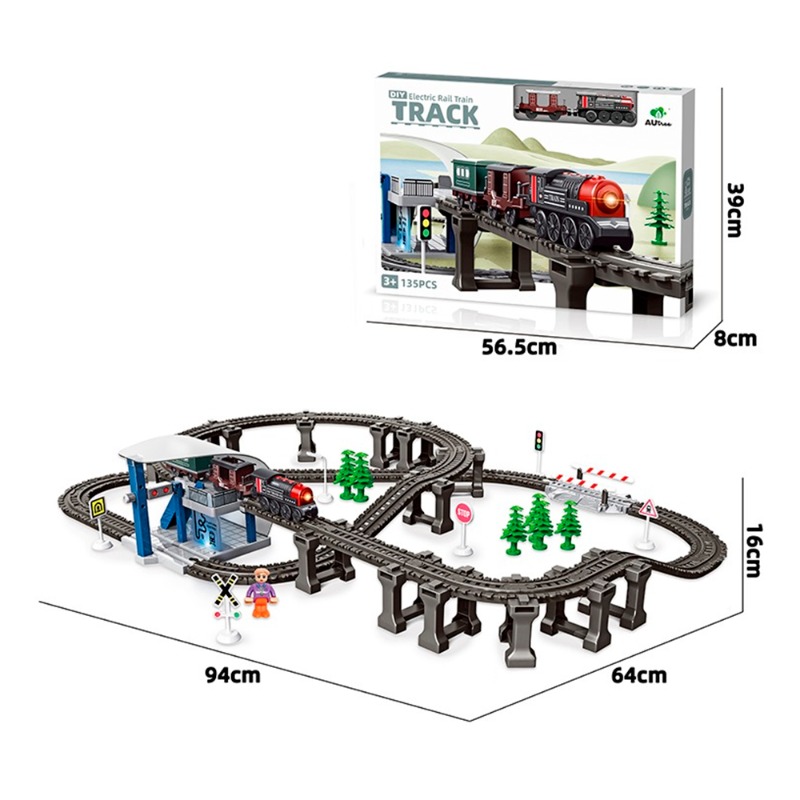 City Railway Train - 135 Pcs