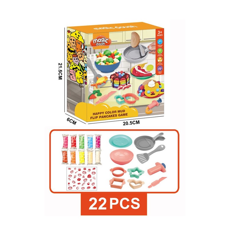 Magic Dough Mud Kitchen Series Set 22 Pcs
