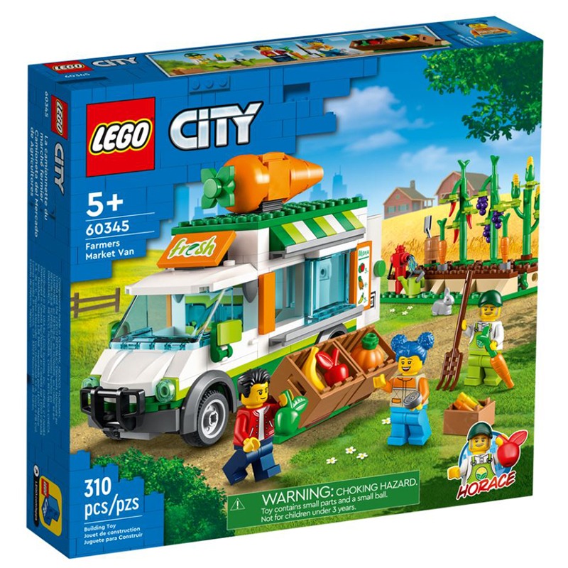 LEGO City Farmers Market Van Building Set