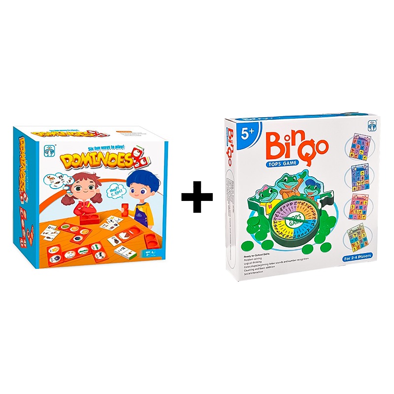 Solitaire Card Game + Frog Turntable Game Bundle