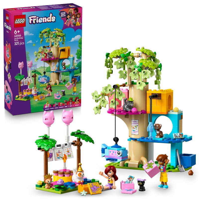LEGO Friends – Cat Birthday Party & Tree House
