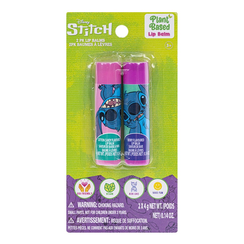 disney stitch 2 Pack Lip Balm Plant Based