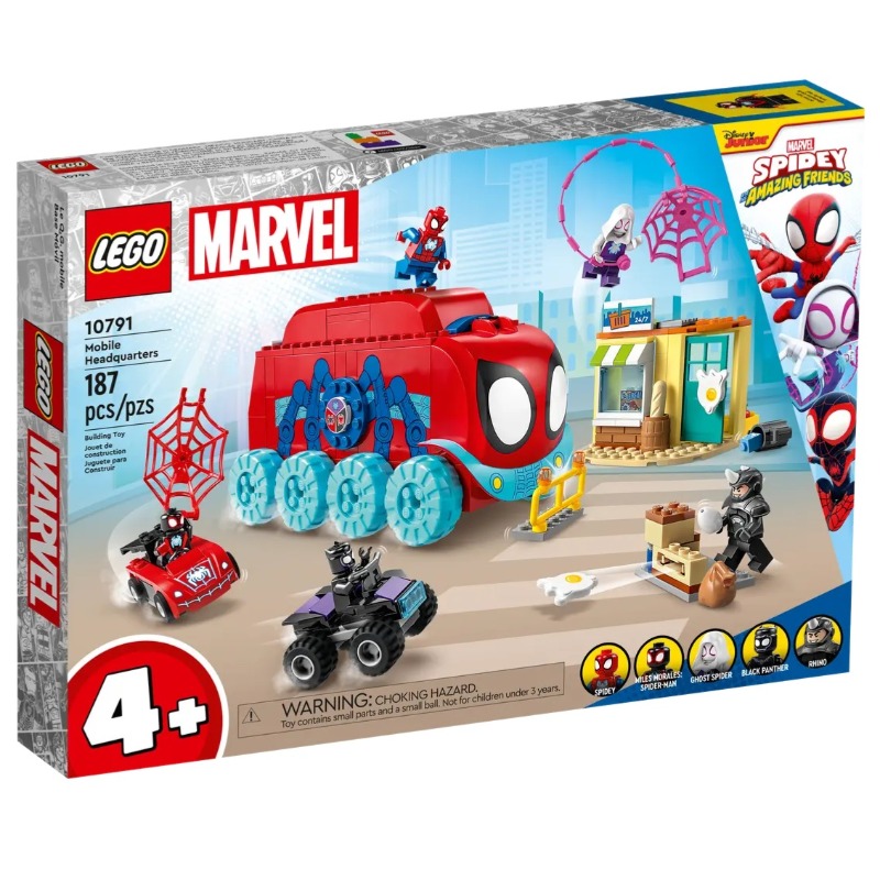LEGO Team Spidey's Mobile Headqua - 187 Pcs