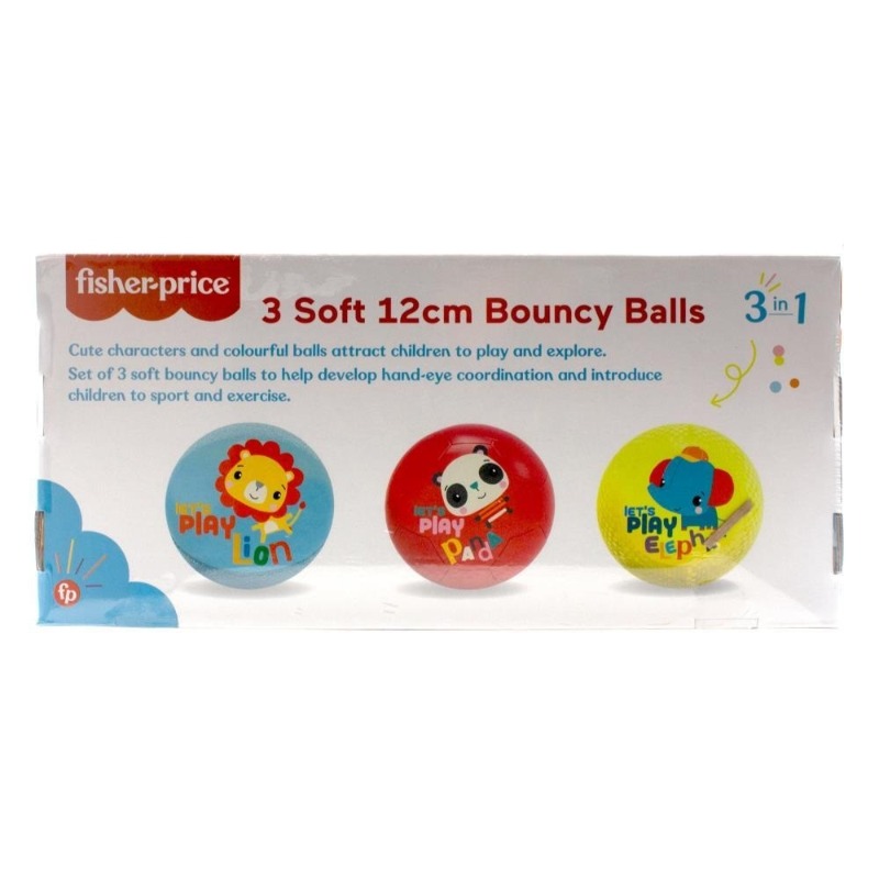 Fisher Price Soft 12cm Bouncy Balls
