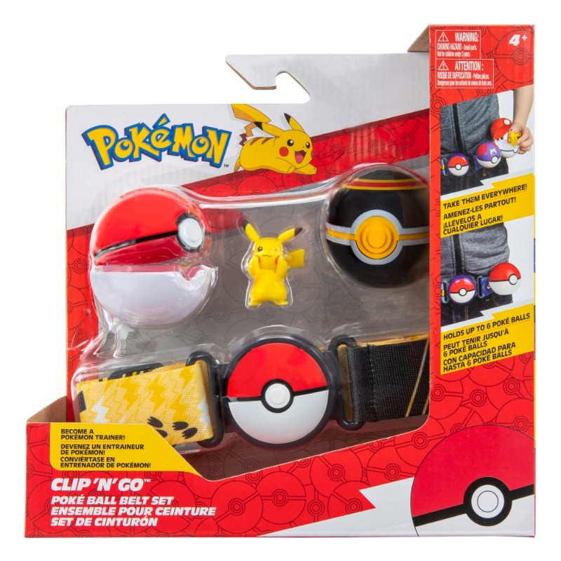 Pokemon Clip N Go Poke Ball Belt Set