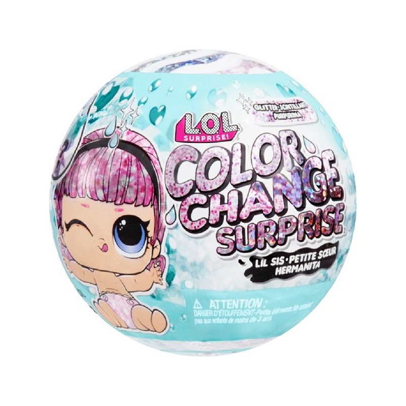 L. O. L. Surprise Glitter Color Change Lil Sisters PDQ