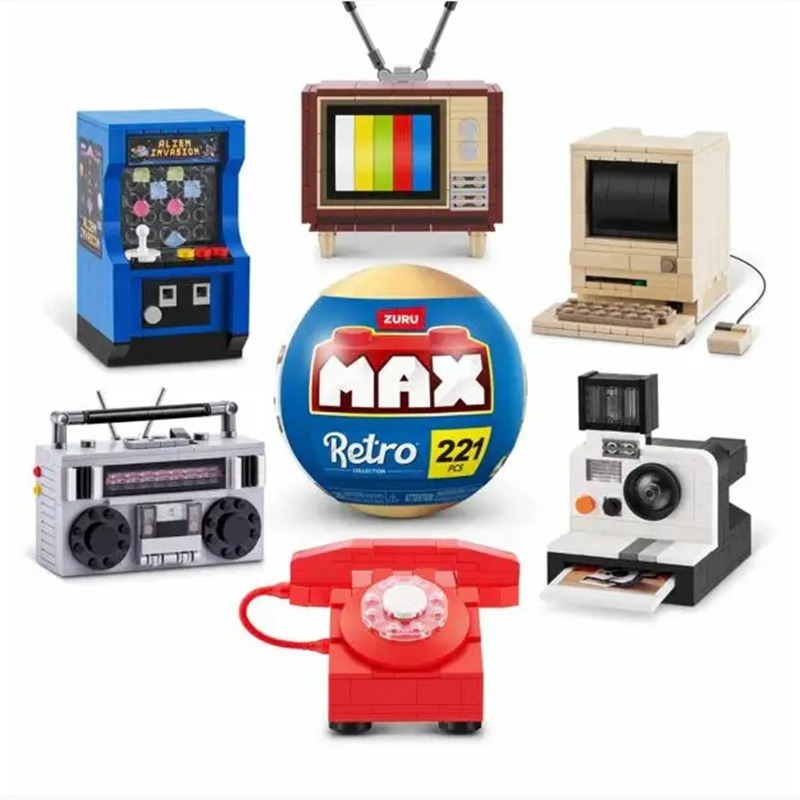 Zuru Max Premium Building Blocks Set from the iconic Retro Series - Assorted