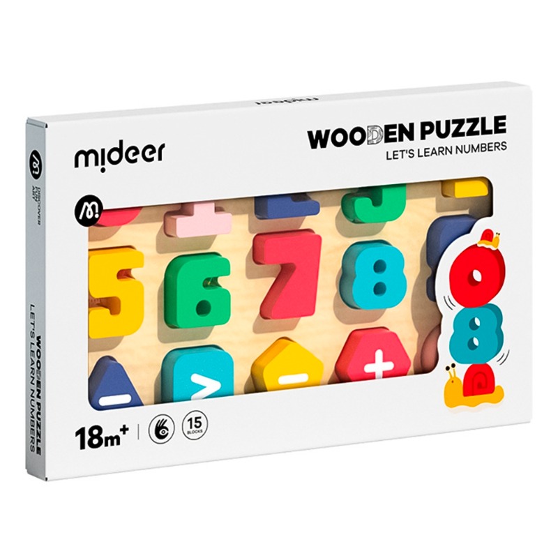 Mideer Wooden Number Board