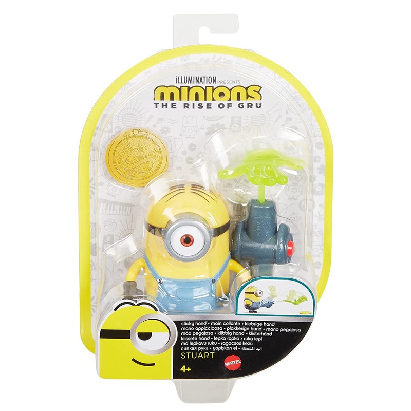 Minions Rise Of Gru Sticky Hand Stuart Action Figure