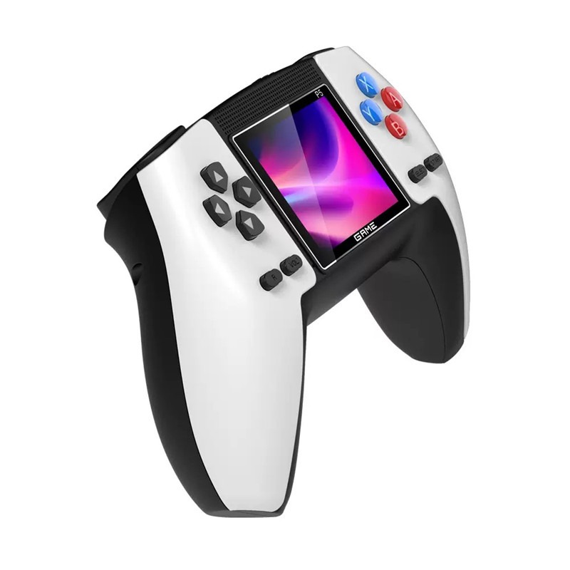 500-in-1 Dual Player Gaming Console with 2. 4-inch Screen - White