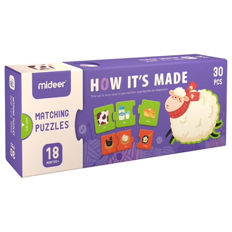 Mideer How It's Made Matching Puzzle