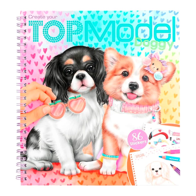 Top Model Create Your Doggy Colouring Book