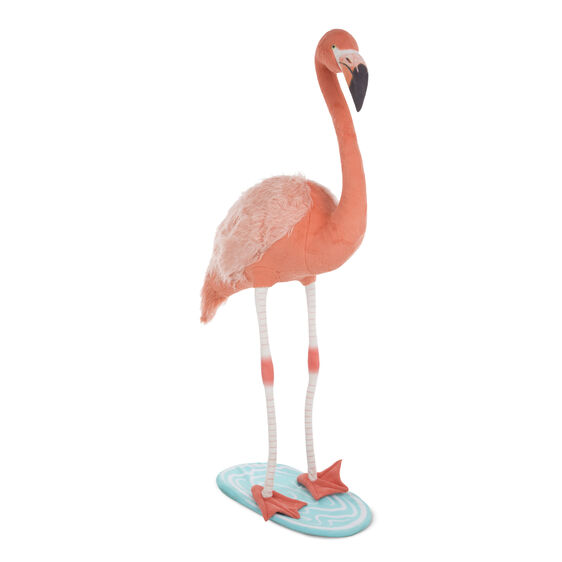 Melissa and Doug Lifelike Plush Flamingo Stuffed Animal