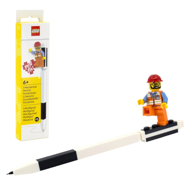 LEGO Pen Pal Mechanical Pencil with Minifigure – Black