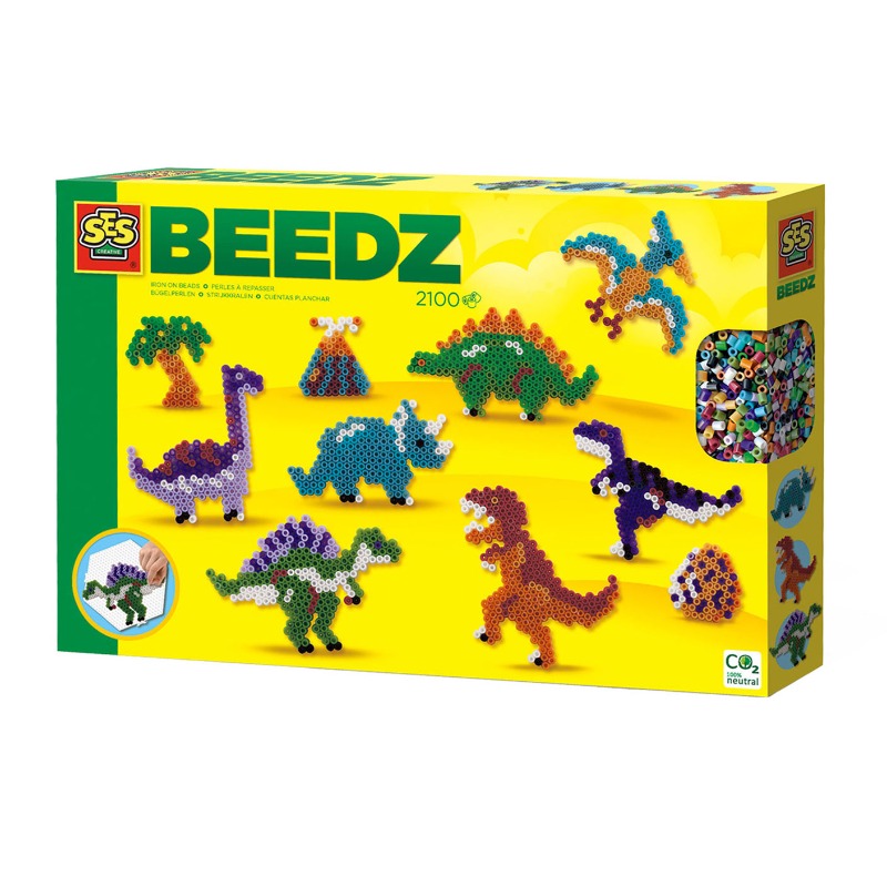 SES Creative Beedz Iron Kit - Dino World