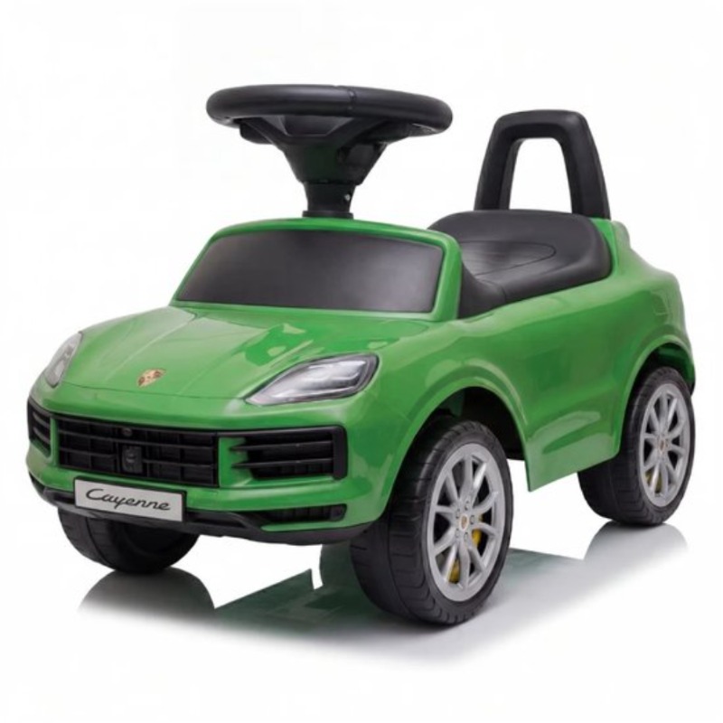 TOBBI Porsche Cayenne Foot-to-Floor Ride-On Car – Green