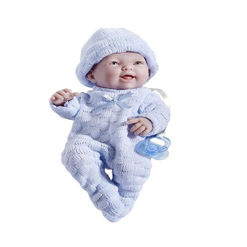 JC Toys New Born Doll In Blue Outfit
