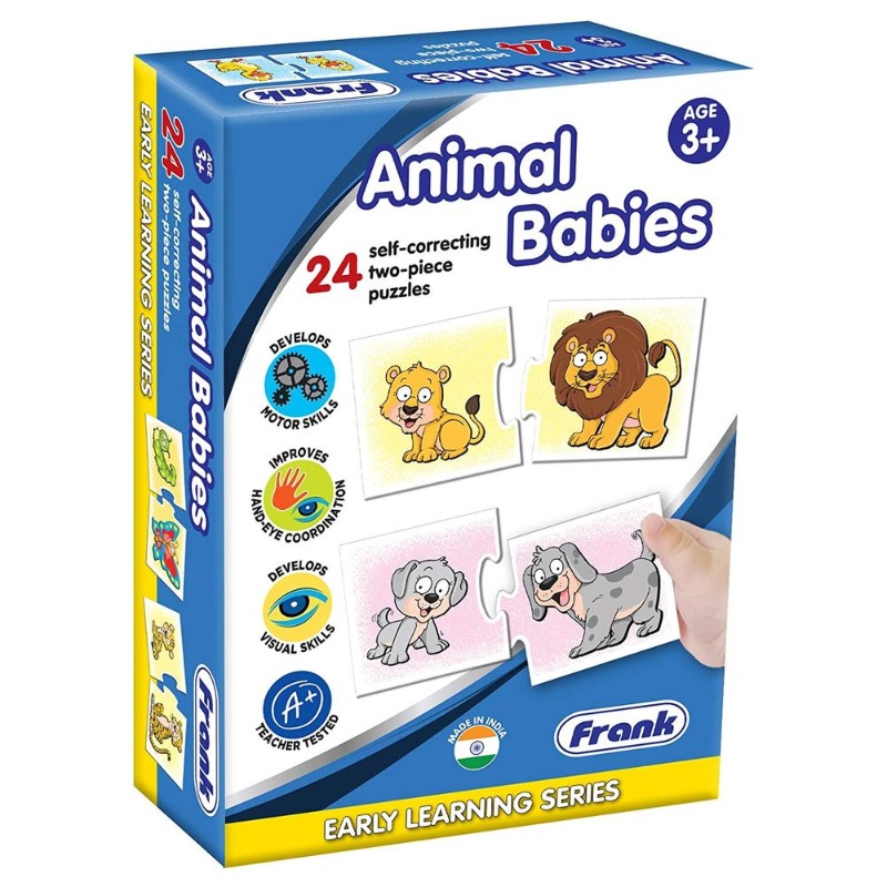 Frank Animal Babies Puzzle - 48 Pcs