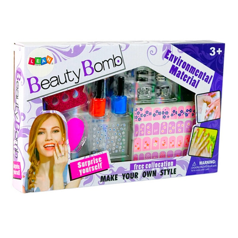 Beauty Bomb Fashionable Nail Set With Nail Dryer