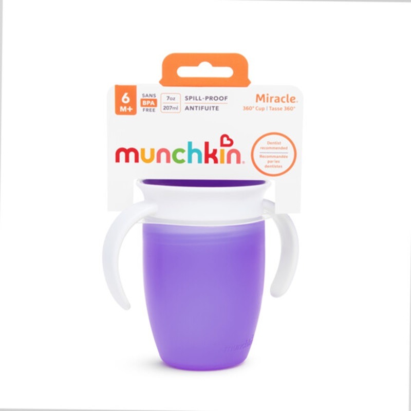 Munchkin Miracle Trainer Cup Purple – 207ml