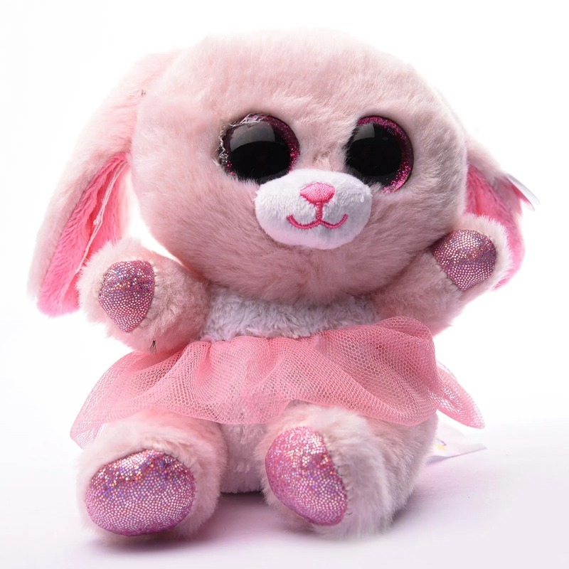 Cuddly Loveables Pink Teddy Plush Toy 15cm