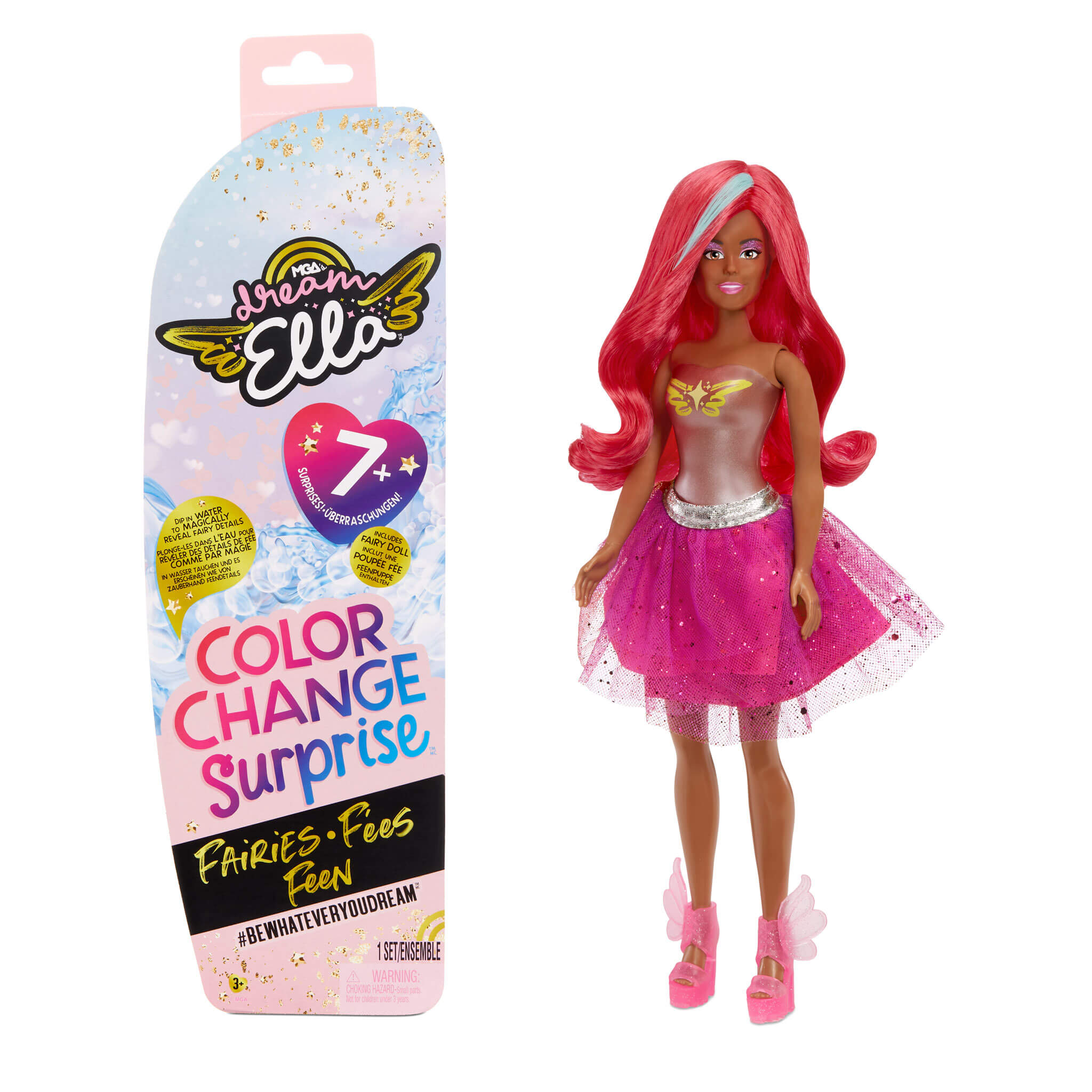Dream Ella Color Change Surprise Fairies Yasmin - Pink