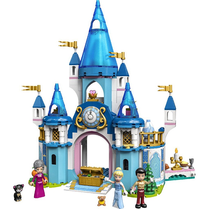 LEGO Disney Cinderella And Prince Charming Castle Building Set 43206