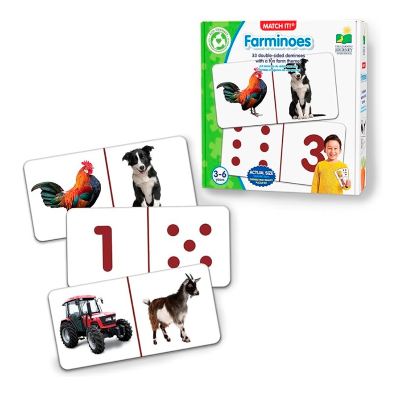 Match It Dominoes - Farminoes