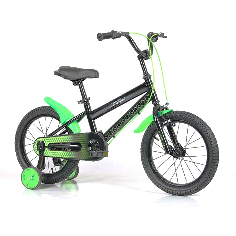 Lamborghini Kids Bike 16" - Green/Black