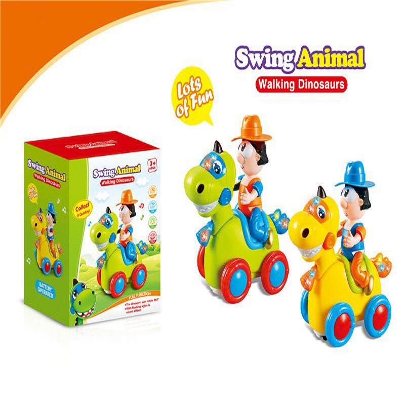 Swing Dinasour With Man Toy