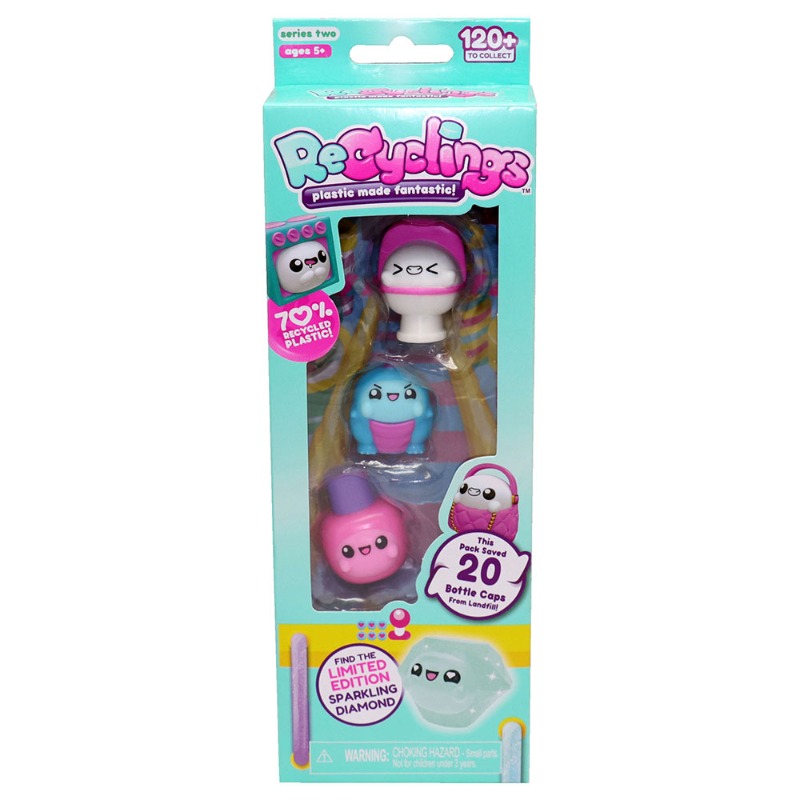 Collectible and recyclable figure - assorted 4 pcs