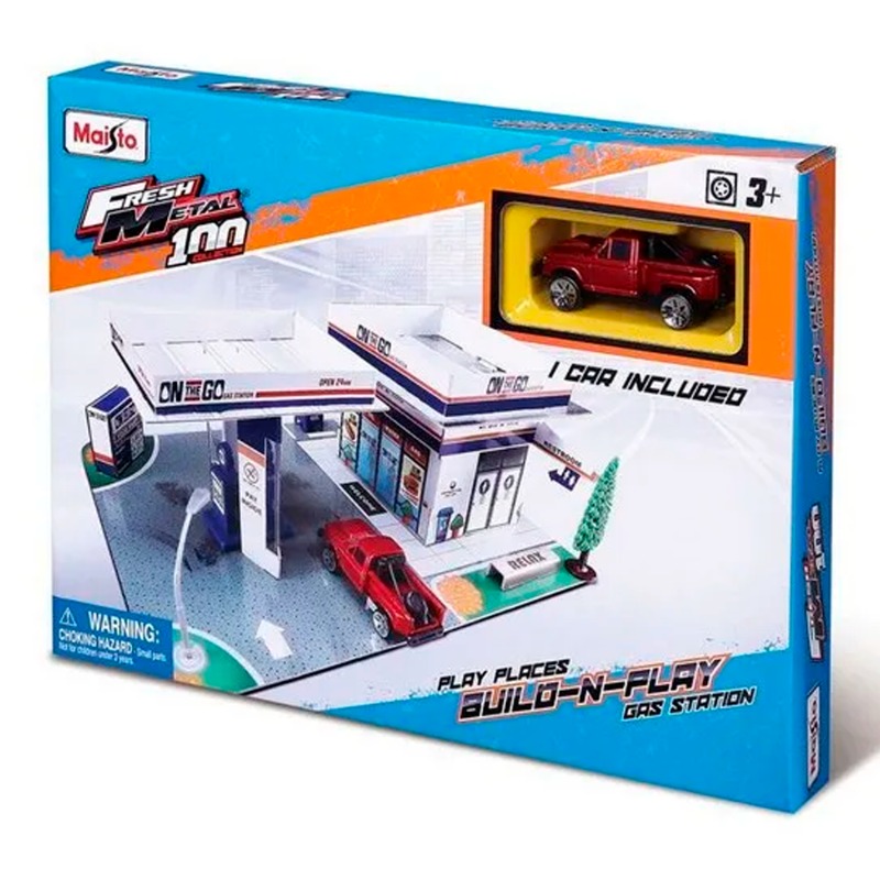 Maisto Fresh Metal Build And Play - Gas Pump