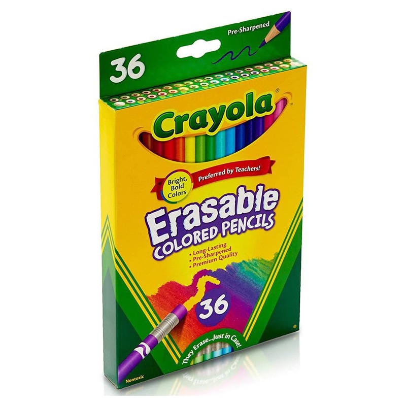 Crayola Erasable Colored Pencils- 36 CT