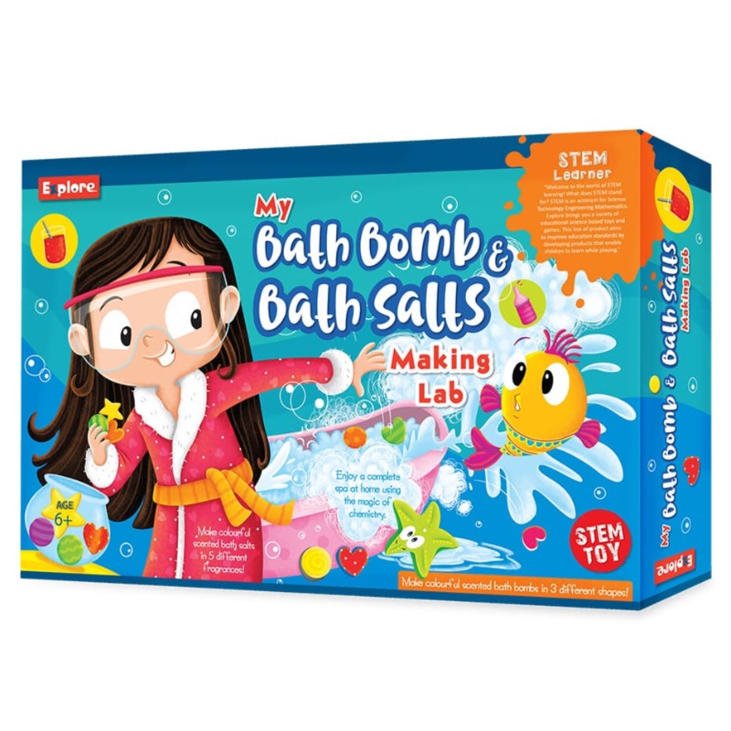 Explore My Bath Bomb And Bath Salts Making Lab